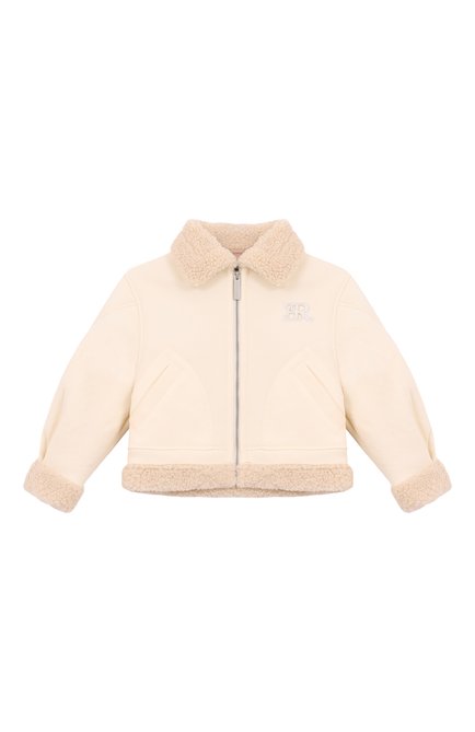 Дубленка из экомеха ERMANNO SCERVINO, арт. SFGB035C