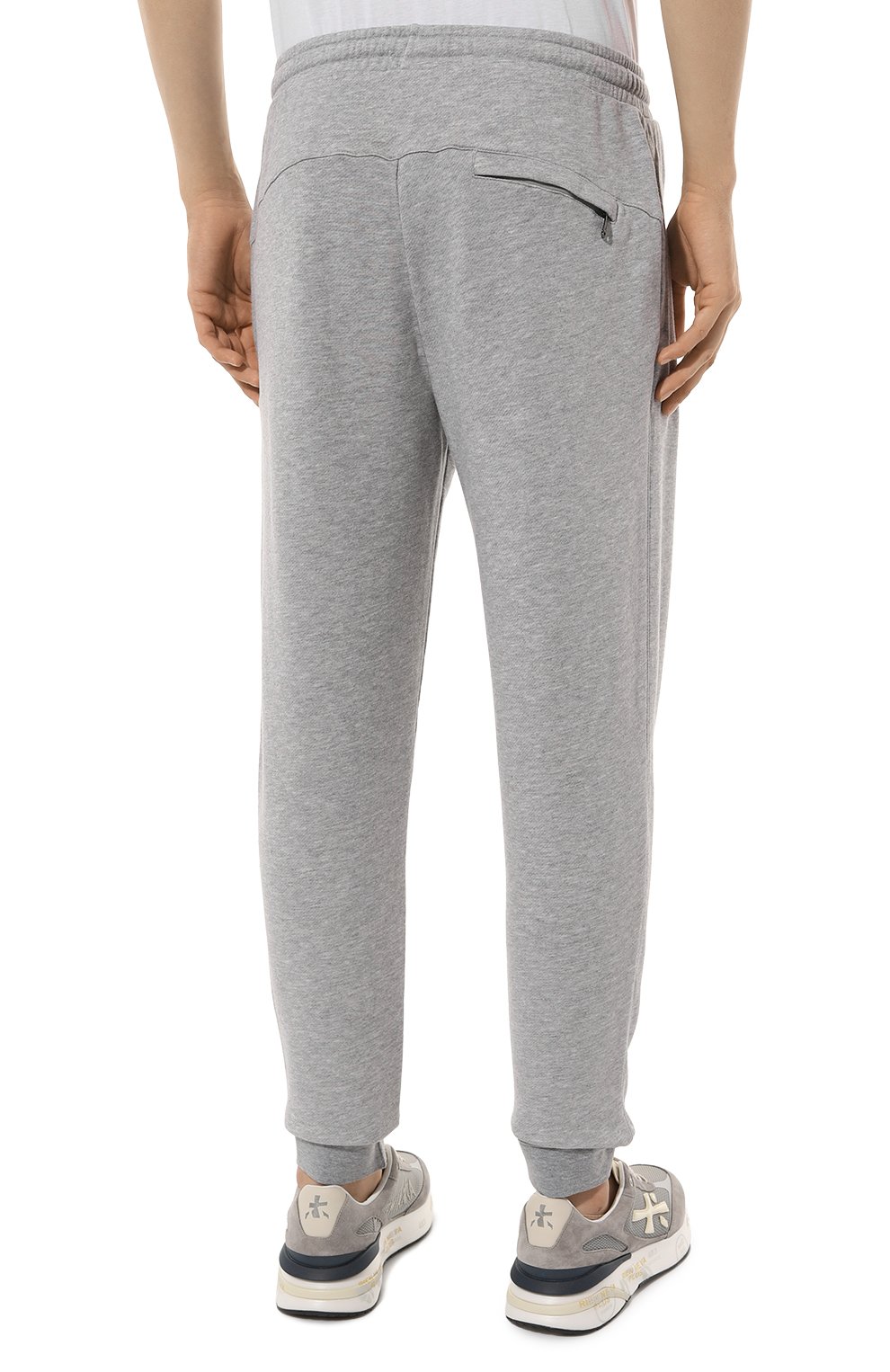 Хлопковые джоггеры DEREK ROSE, арт. 3173/QUIN001, фото 4