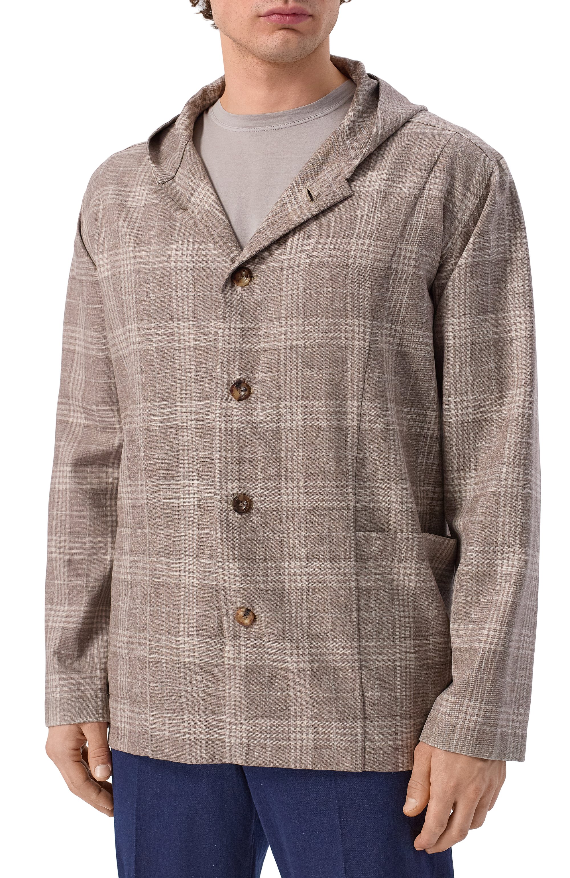 Шерстяная рубашка KITON, арт. UMCLUCAK0624E05, фото 3