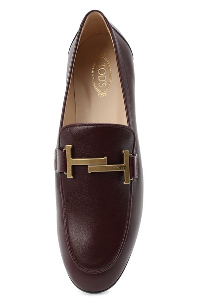 Кожаные лоферы TOD’S, арт. XXW79A0DE80TRP, фото 5