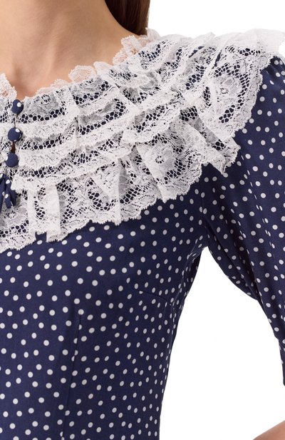 Шелковое платье ALESSANDRA RICH, арт. FABX4025-F4510, фото 5