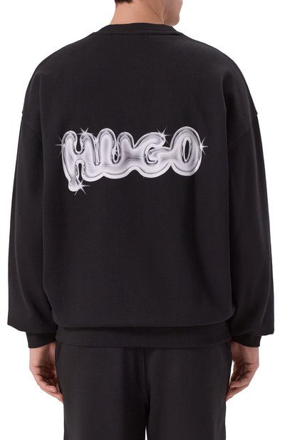 Хлопковый свитшот HUGO BLUE, арт. 50549778, фото 4