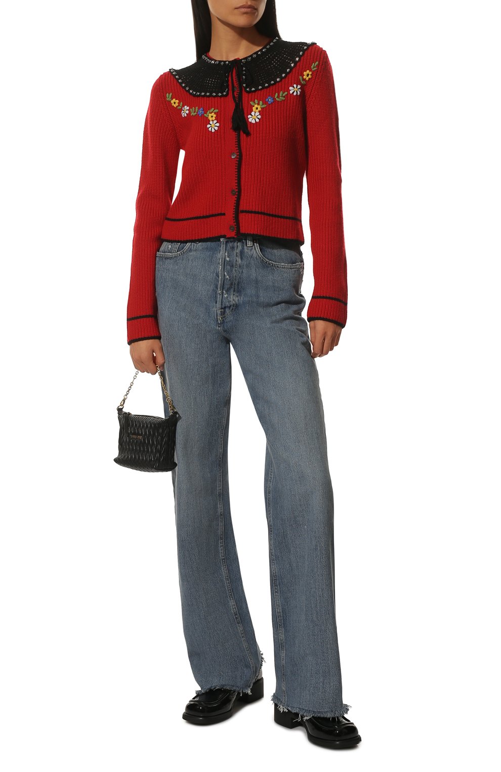 Шерстяной кардиган MIU MIU, арт. MMF555-1Z3M-F0011, фото 2