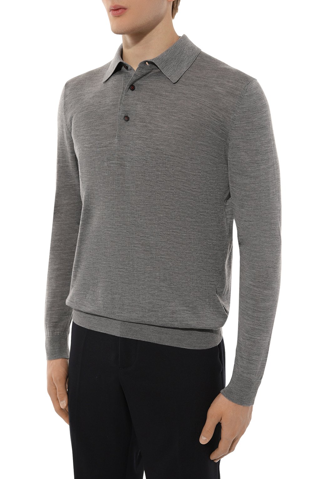 Шерстяное поло KITON, арт. UMK08641101, фото 3