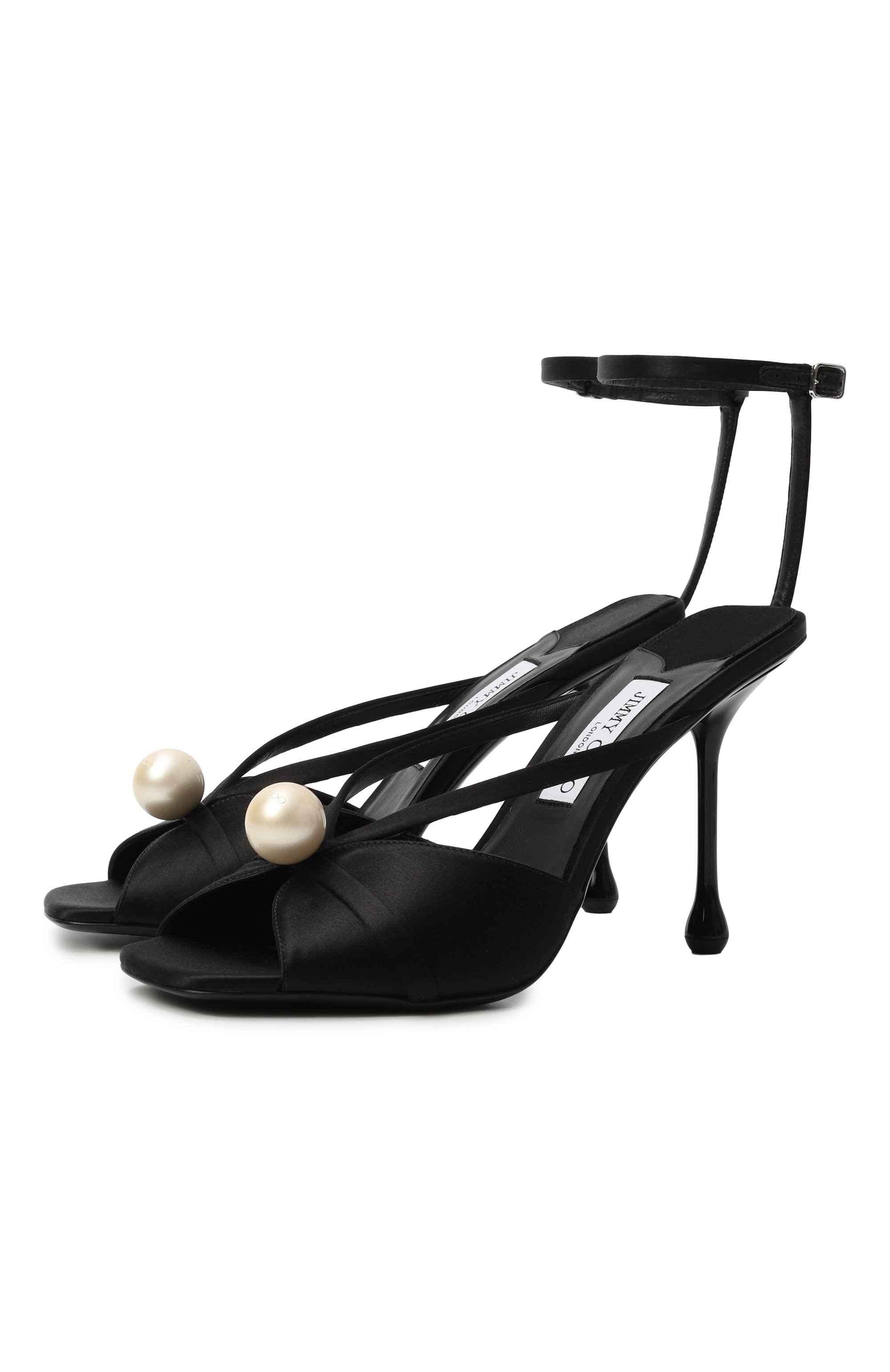 Текстильные босоножки siva 95 JIMMY CHOO, арт. SIVA95A0D, фото 1