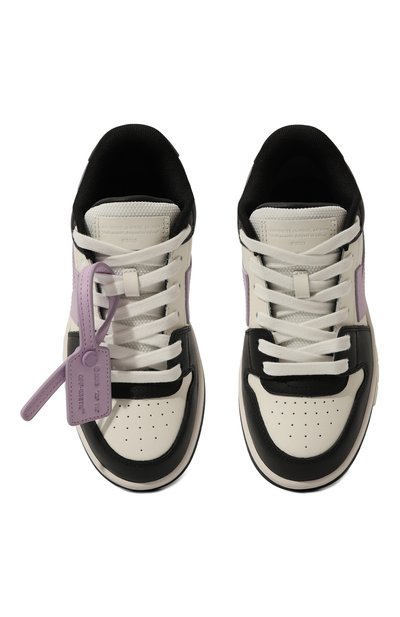 Кожаные кеды out of office OFF-WHITE, арт. 0GIA007S24LEA002/28-34, фото 4