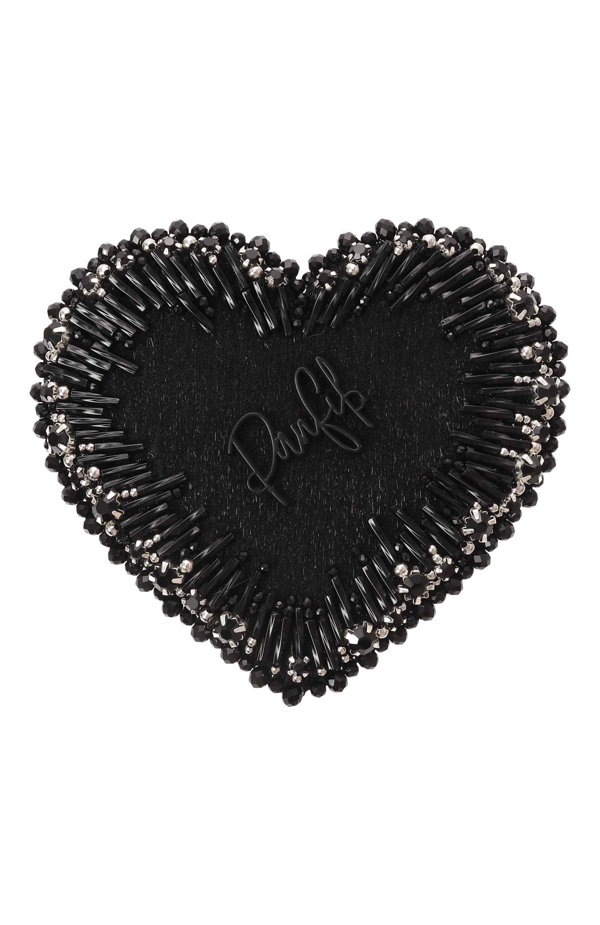 Заколка PANFIL черного цвета по цене 20000 руб., арт. 0-HRT-BST, фото 1 Заколка PANFIL, арт. 0-HRT-BST, фото 1