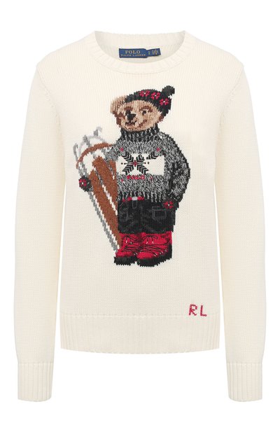 Хлопковый свитер POLO RALPH LAUREN, арт. 211823476, фото 1