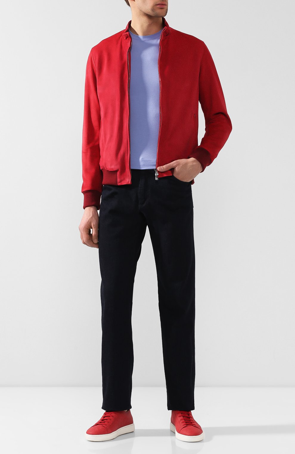 Кожаный бомбер ISAIA, арт. LWR017/PLW11, фото 2