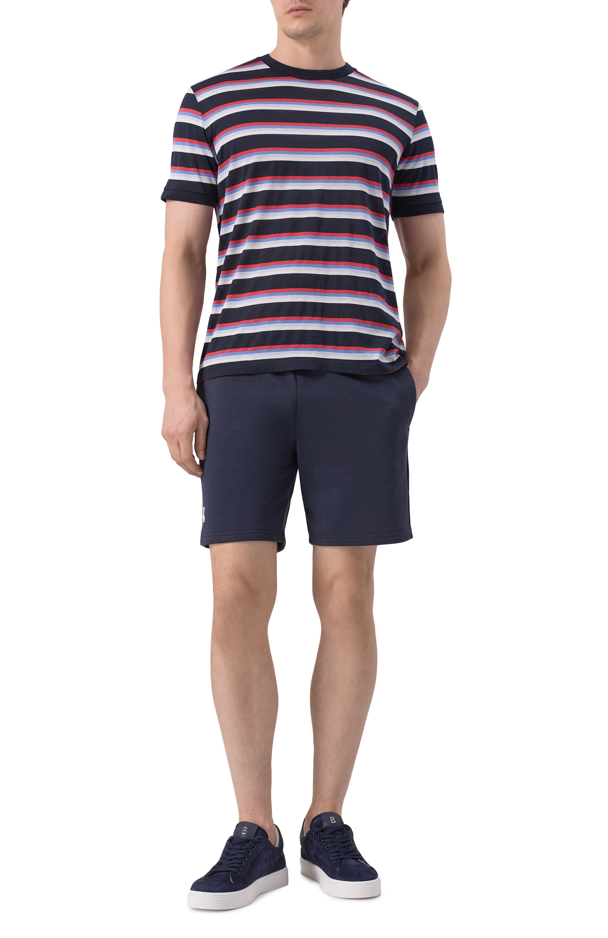 Футболка из хлопка и шелка PAUL&SHARK, арт. 25411058, фото 2