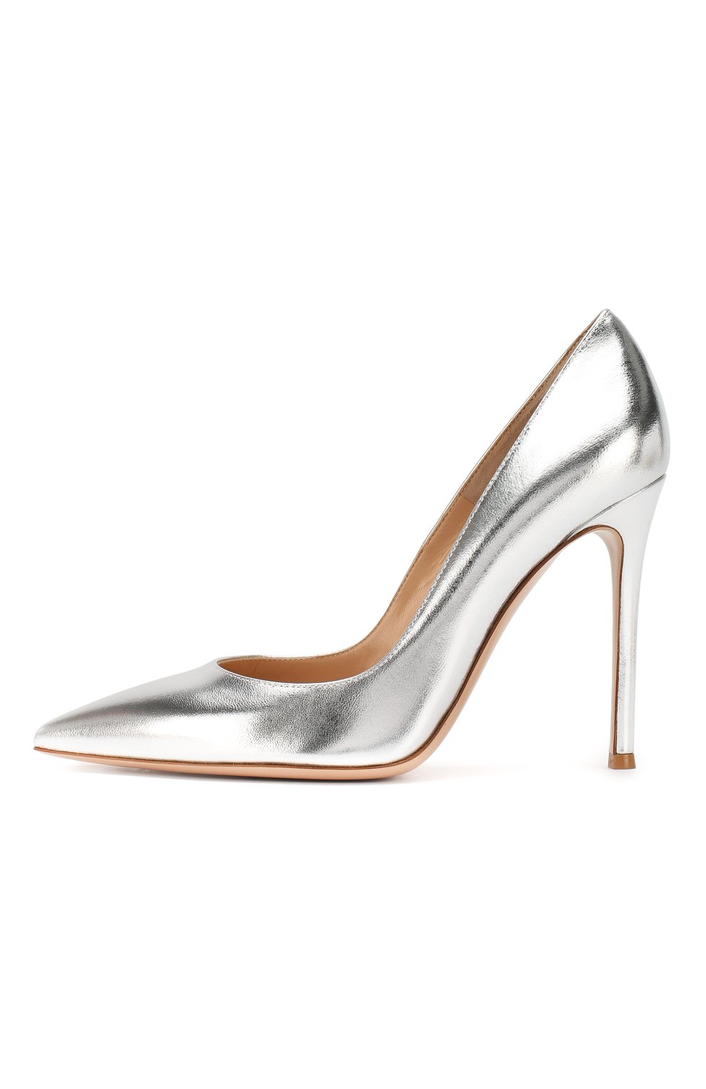 Туфли gianvito 105 из металлизированной кожи GIANVITO ROSSI, арт. G28470/METAL, фото 3