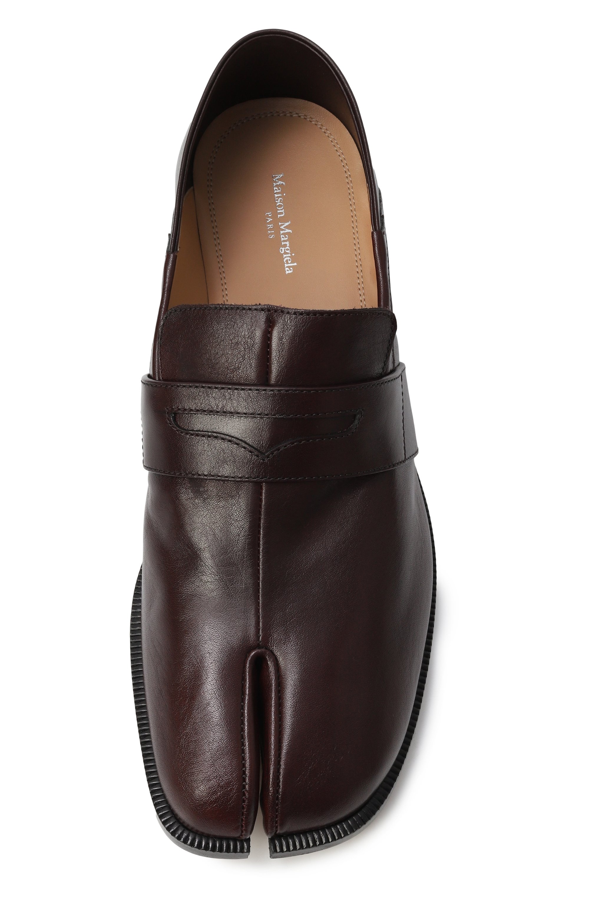 Кожаные пенни-лоферы tabi city MAISON MARGIELA, арт. S39WR0021/P8158, фото 6