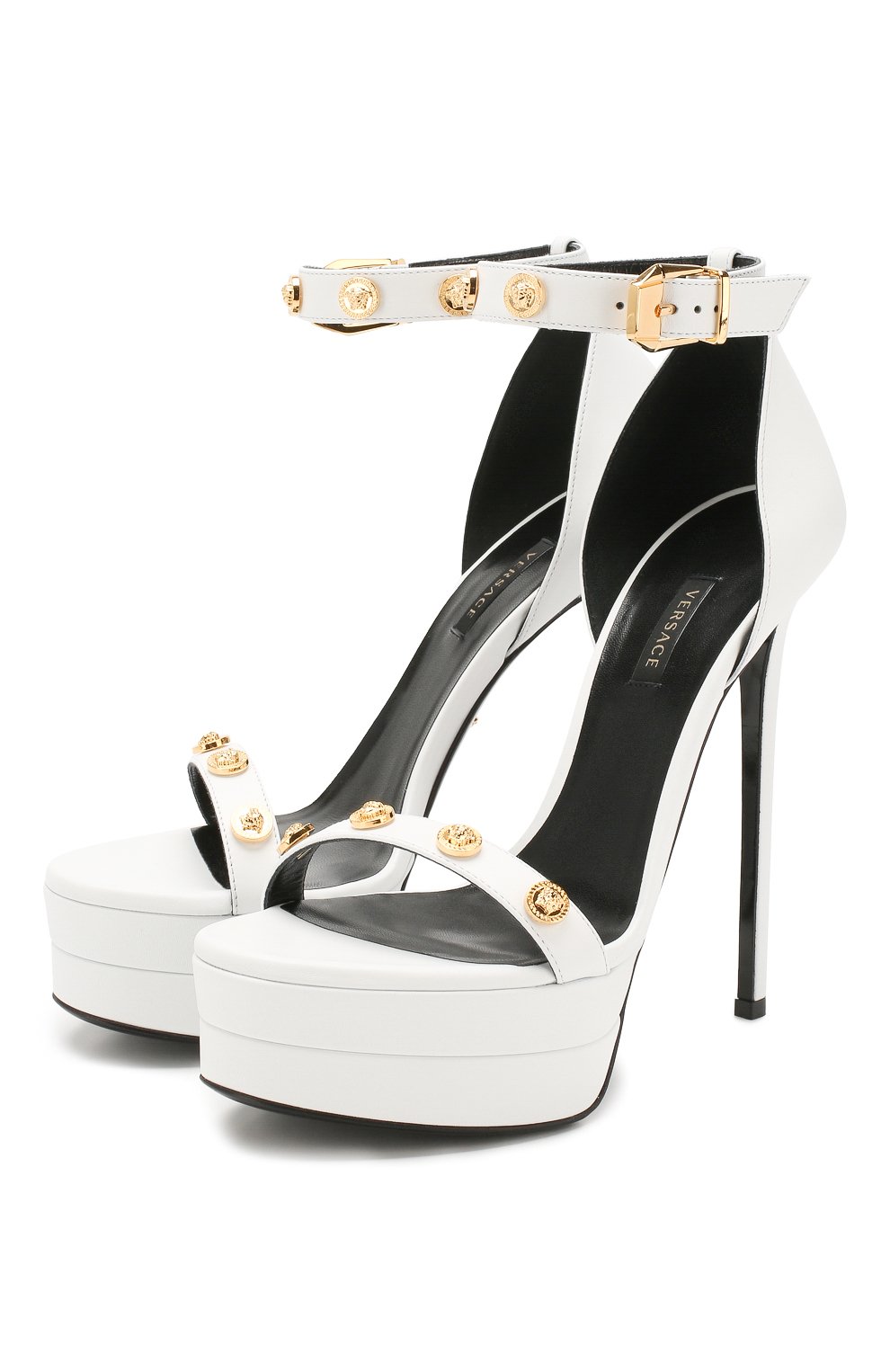 Кожаные босоножки VERSACE, арт. DSR935S/DVT2P, фото 1