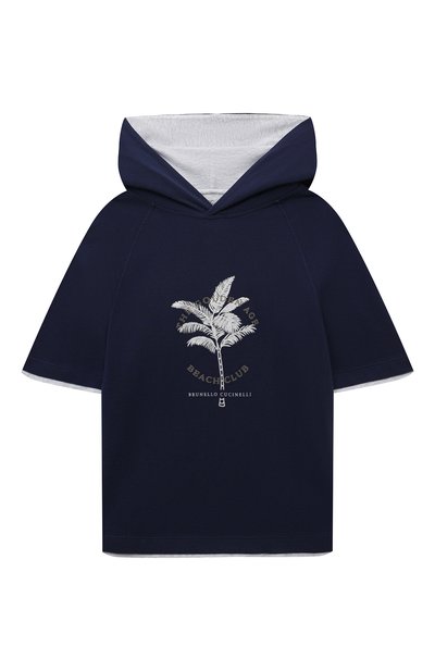 Хлопковая футболка BRUNELLO CUCINELLI, арт. BE854E169B