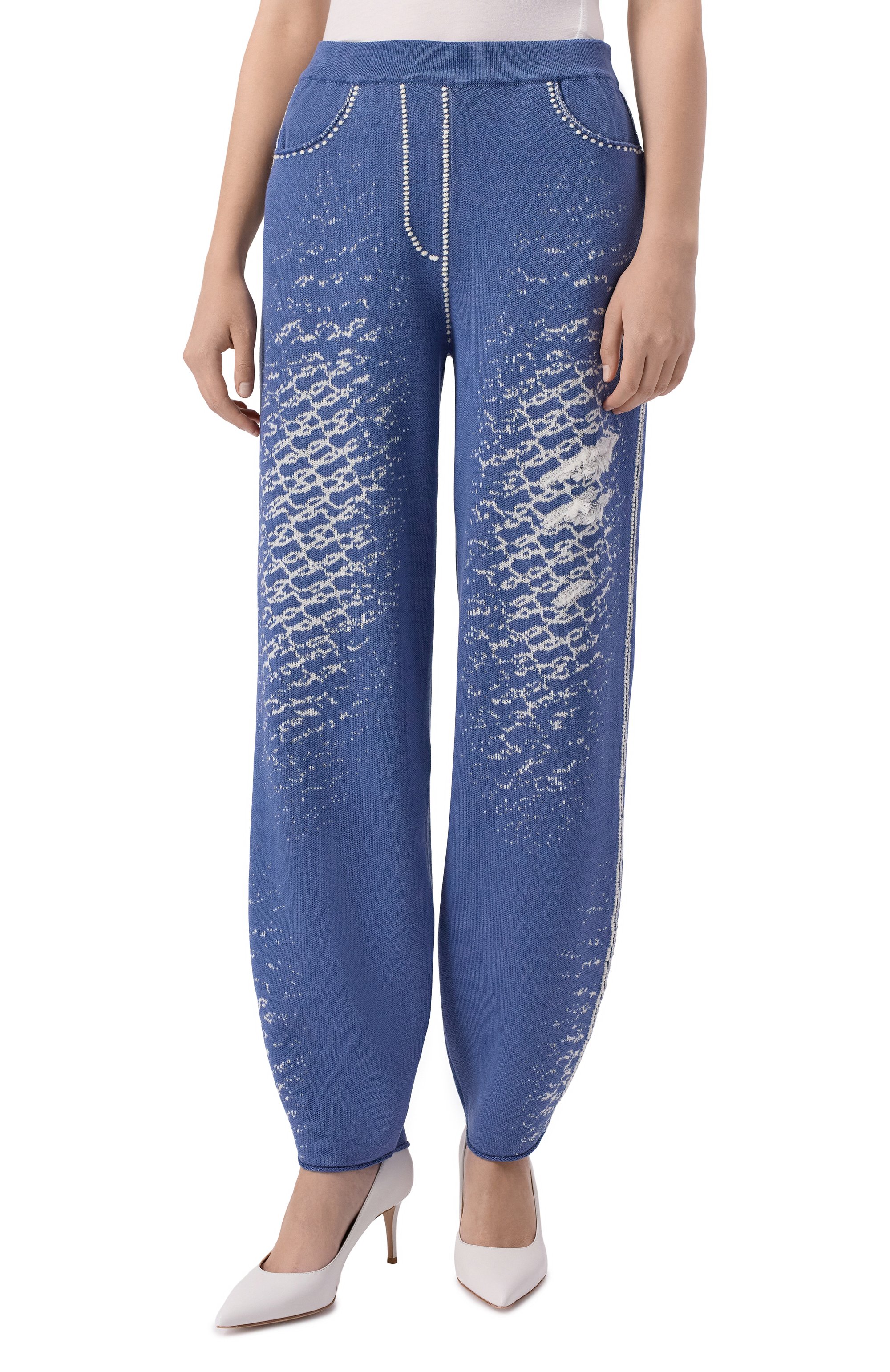 Брюки из шерсти и хлопка AND THE BRAND, арт. W26-P075-1202-419, фото 3
