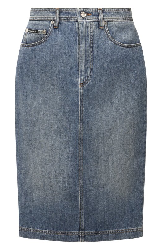 Джинсовая юбка Dolce & Gabbana F4BR8D/G8KV0 Голубой F4BR8D/G8KV0