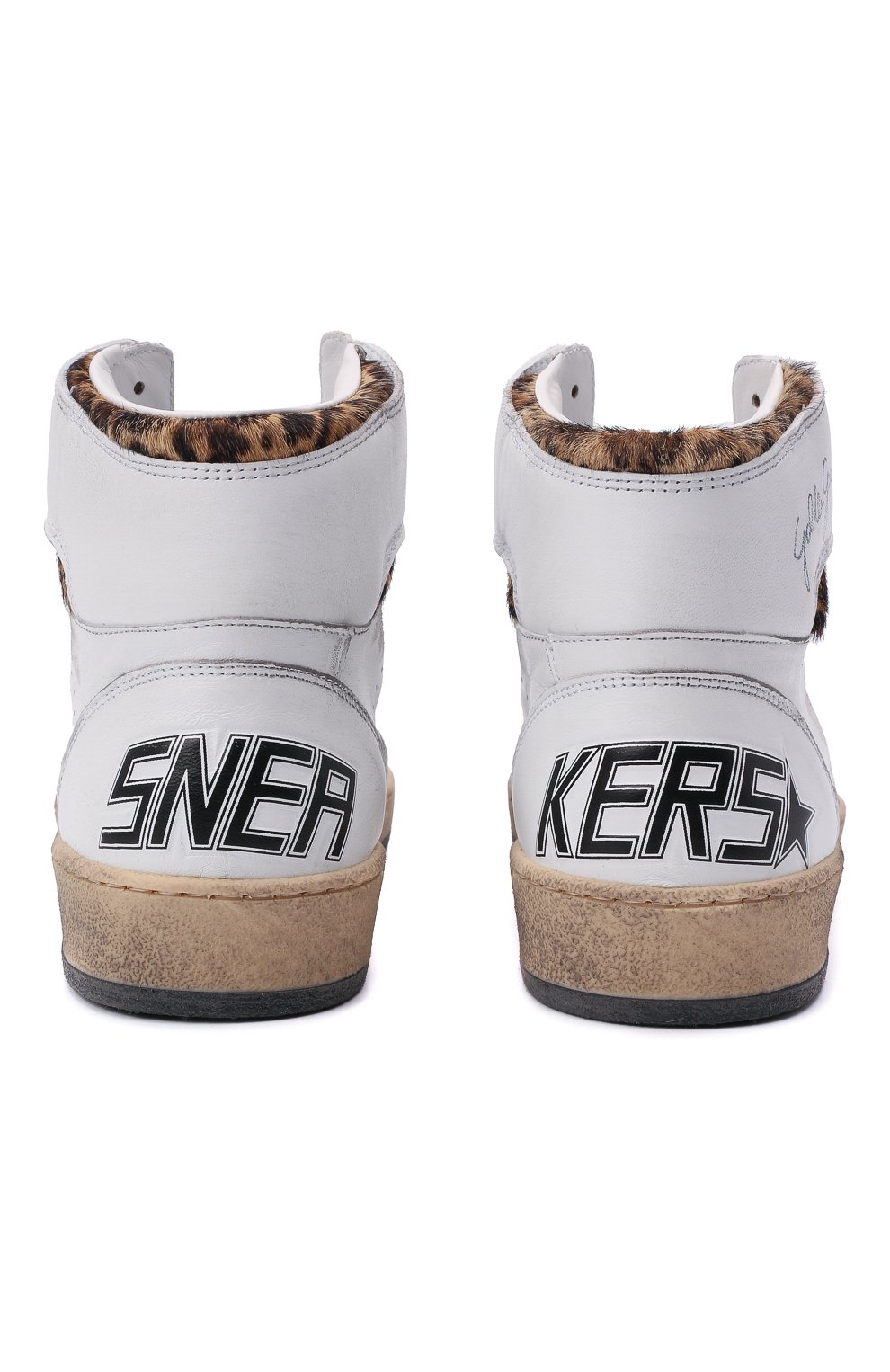 Кожаные кеды sky star GOLDEN GOOSE DELUXE BRAND, арт. GWF00230.F002193, фото 6