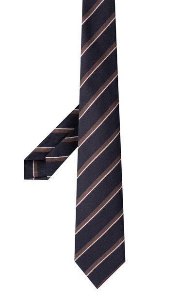 Галстук из шерсти и шелка KITON, арт. UCRVKPC03M28, фото 3