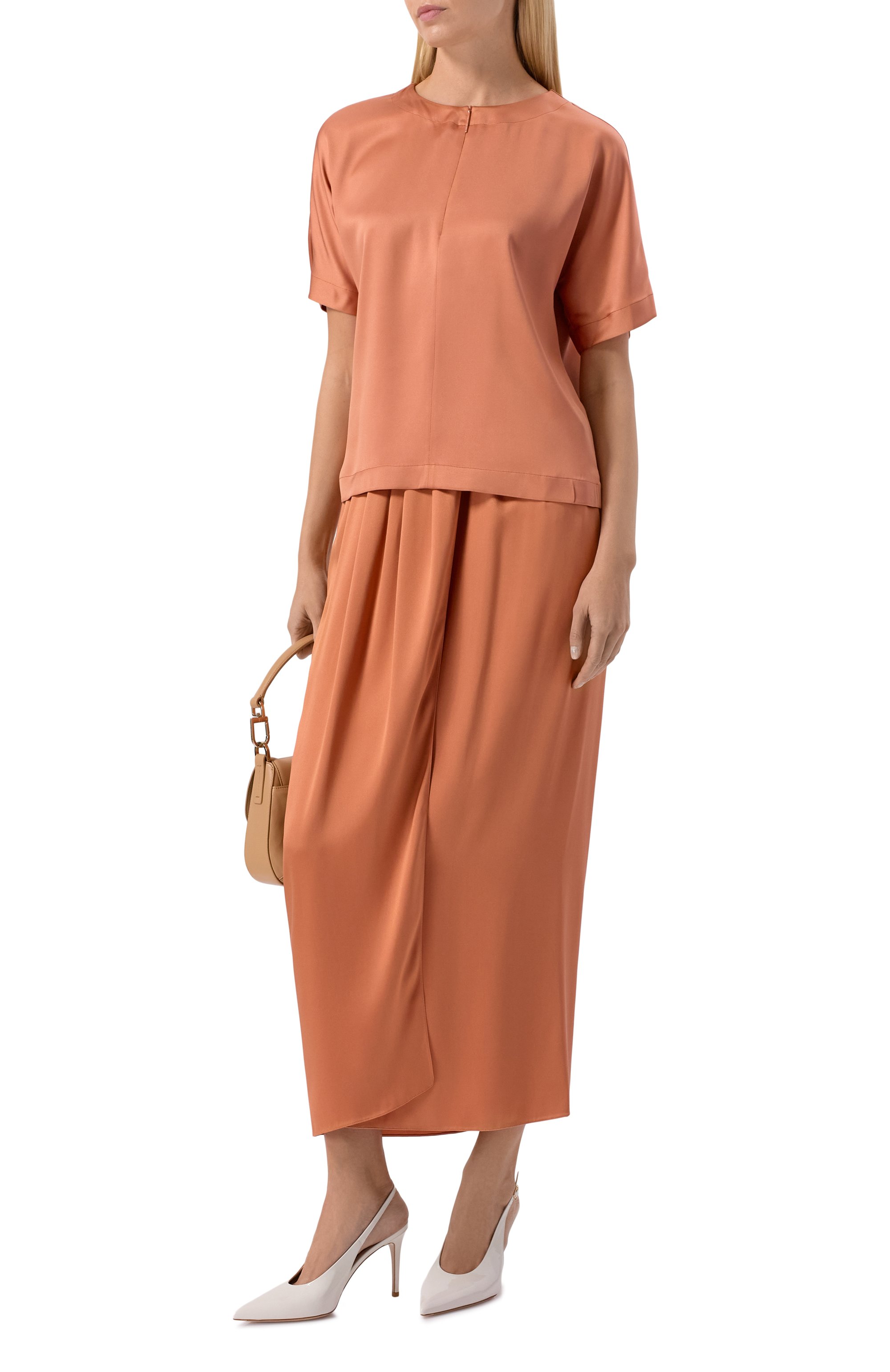 Атласная юбка GIORGIO ARMANI, арт. GW002782/TE10101, фото 2