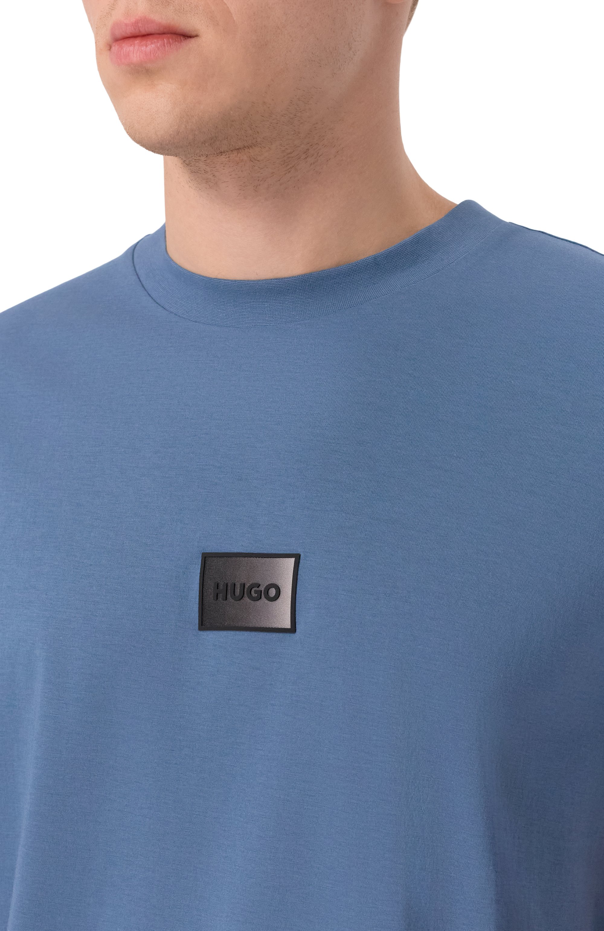 Хлопковая футболка HUGO, арт. 50553124, фото 5