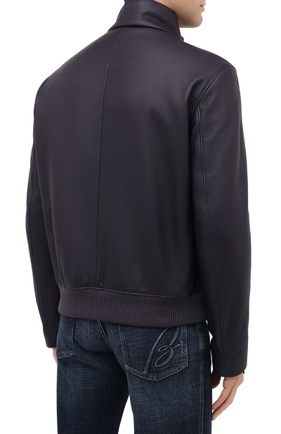 Кожаный бомбер ANDREA CAMPAGNA, арт. 93900H3386850, фото 4