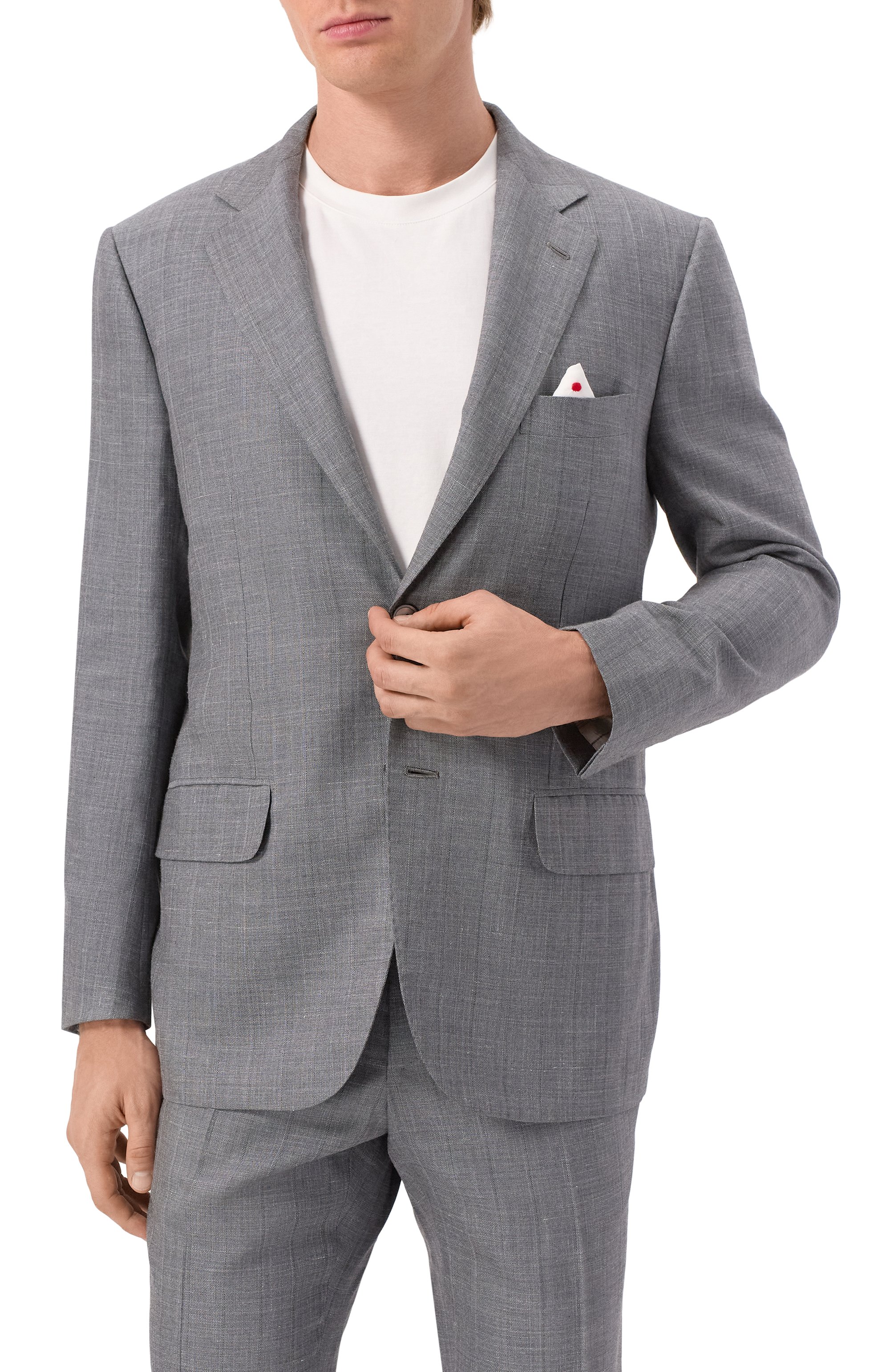 Костюм из кашемира и шелка KITON, арт. UA81K0600E15, фото 4