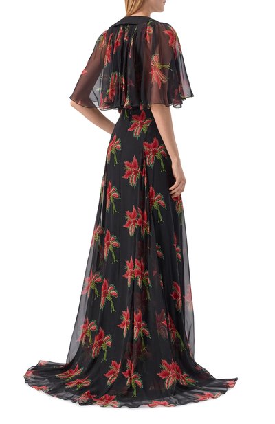 Шелковое платье VALENTINO, арт. 8B3VDMT5/A04, фото 3