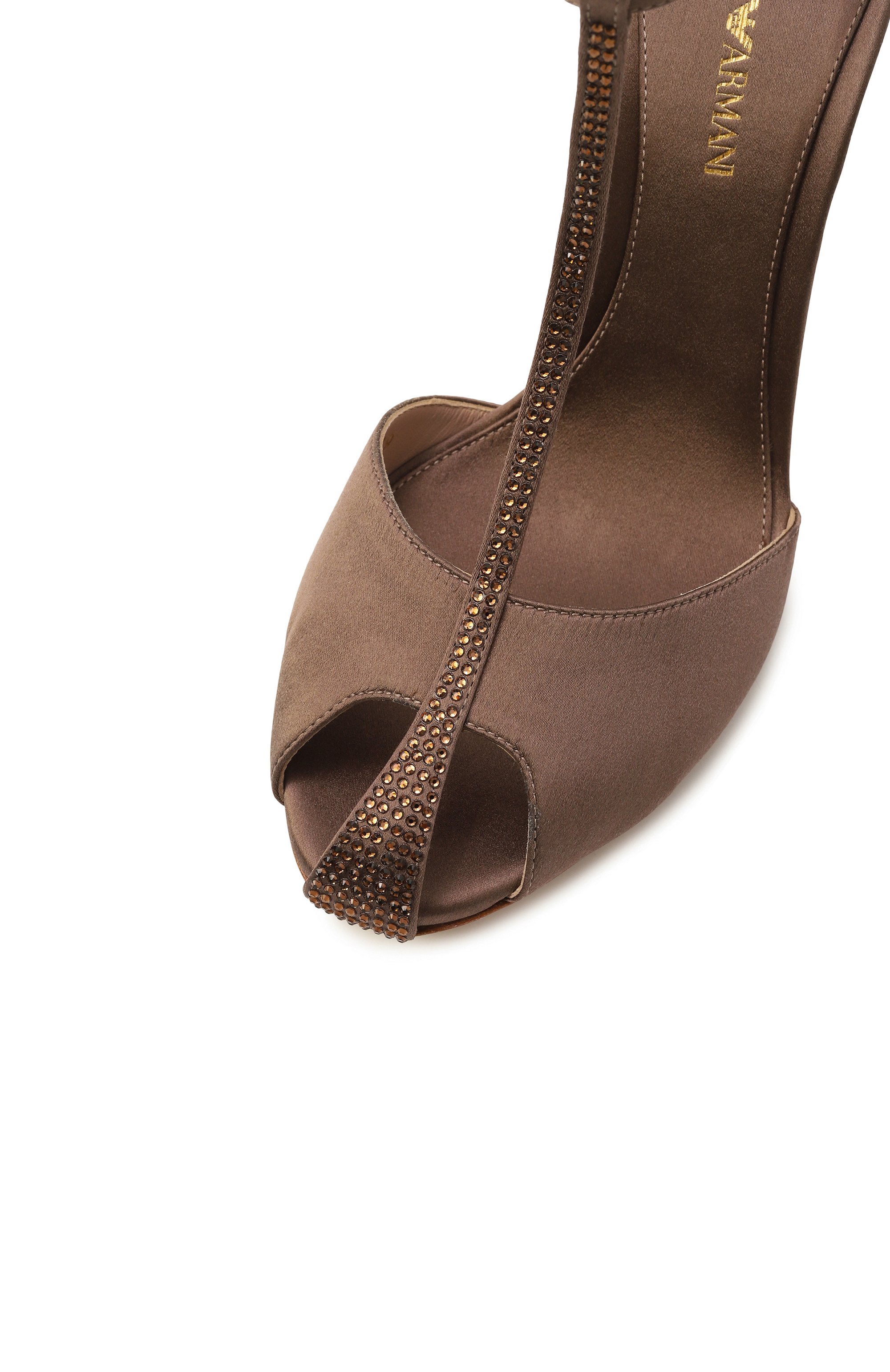 Текстильные босоножки EMPORIO ARMANI, арт. X3P853/XR385, фото 7