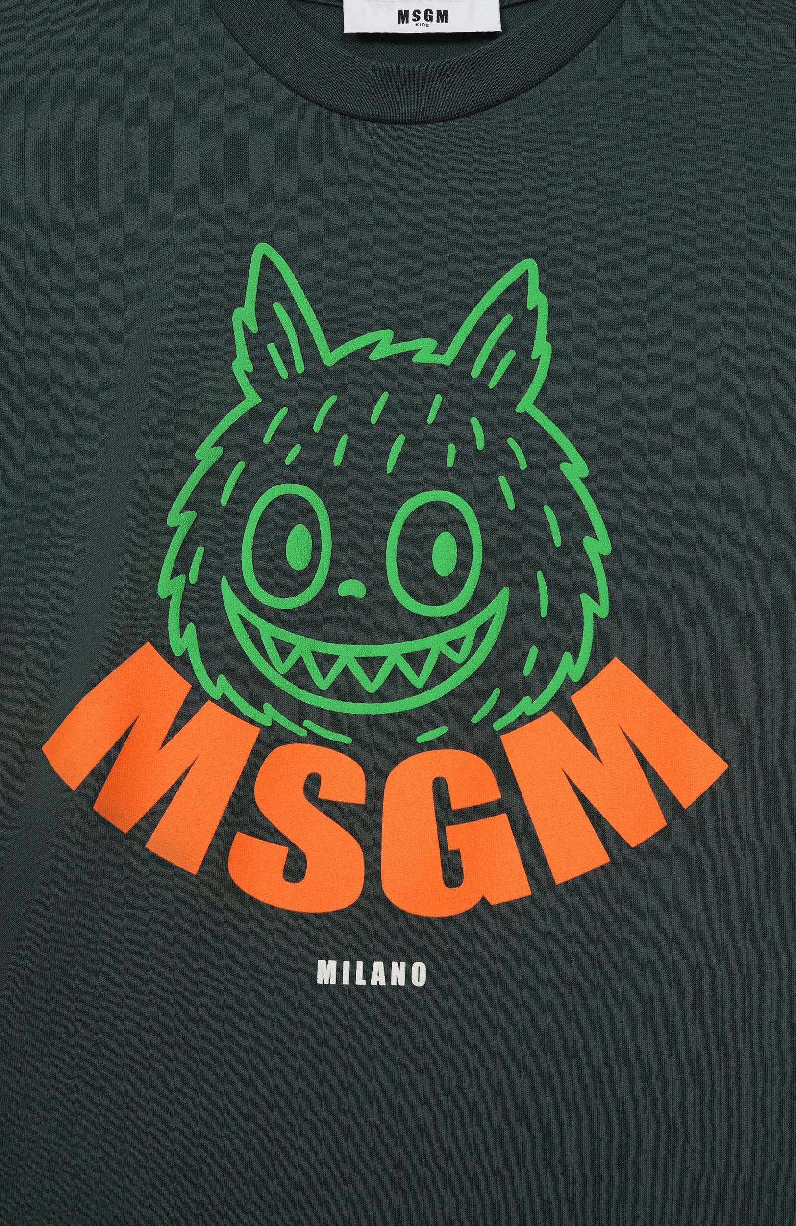 Хлопковая футболка MSGM KIDS, арт. F6MSJBTH287, фото 3
