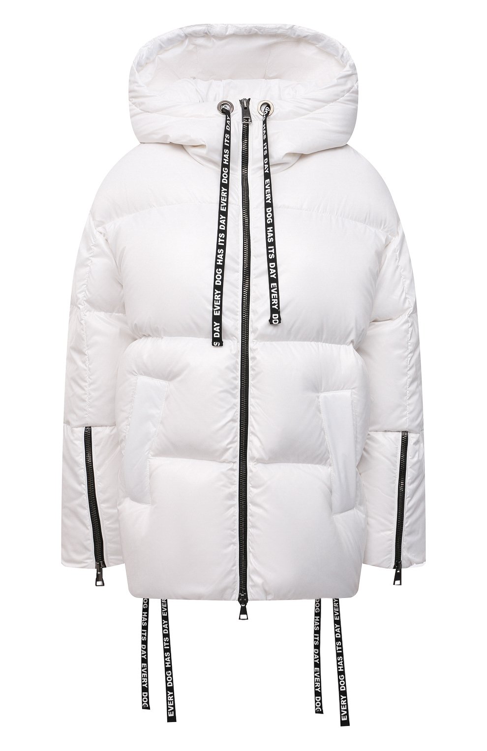 Пуховик JOG DOG белого цвета по цене 96600 руб., арт. 112110.WHT, фото 1 Пуховик JOG DOG, арт. 112110.WHT, фото 1