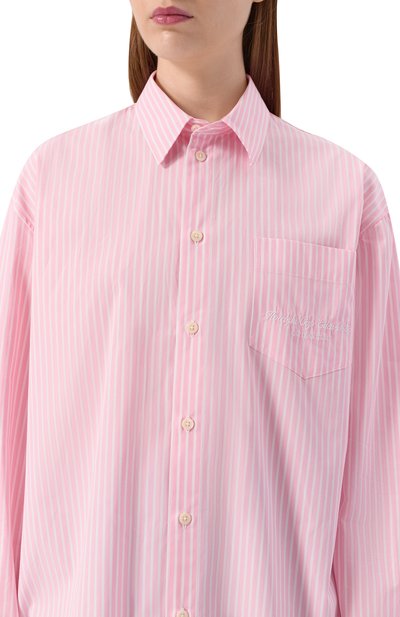 Хлопковая рубашка sporty & rich x hotel du cap-eden-roc SPORTY AND RICH, арт. SI00760673ST64, фото 5