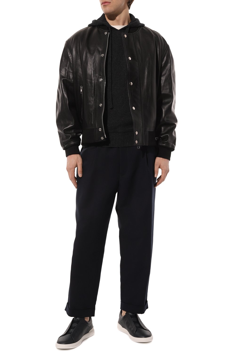 Кожаные кеды triple stitch ZEGNA, арт. S4667Z-LHCVO, фото 2