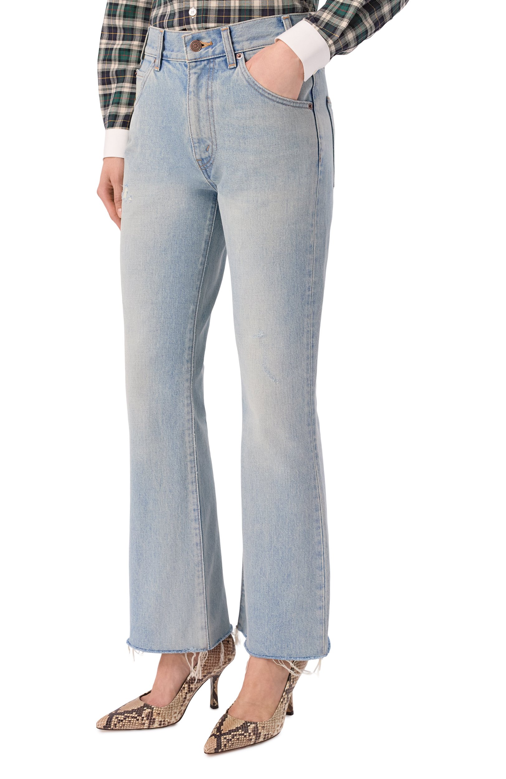 Джинсы dylan CELINE голубого цвета по цене 131000 руб., арт. 2N423789D, фото 3 Джинсы dylan CELINE, арт. 2N423789D, фото 3