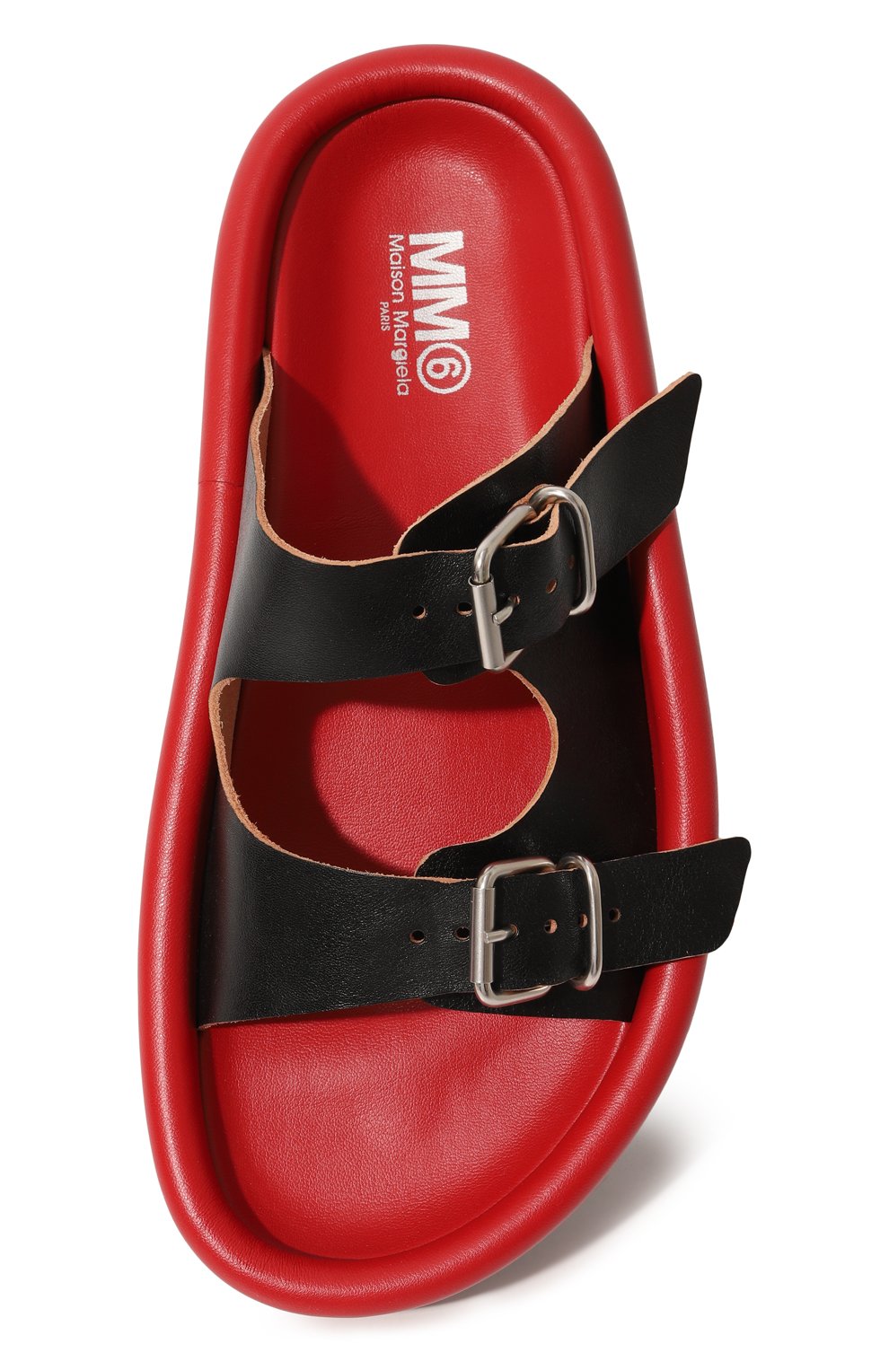 Кожаные шлепанцы MM6, арт. S59WP0187/P5263, фото 6
