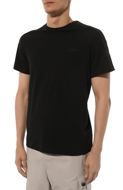 Хлопковая футболка HUGO, арт. 50520480, фото 3
