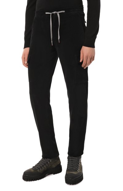 Вельветовые брюки MARCO PESCAROLO черного цвета по цене 47750 руб., арт. T0R/4802, фото 3 Вельветовые брюки MARCO PESCAROLO, арт. T0R/4802, фото 3