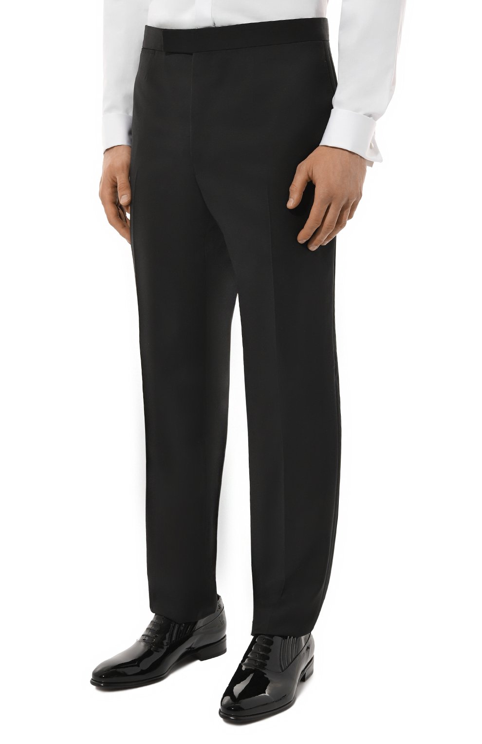 Шерстяной смокинг ZEGNA черного цвета по цене 309500 руб., арт. 21EW2S/C19525, фото 4 Шерстяной смокинг ZEGNA, арт. 21EW2S/C19525, фото 4