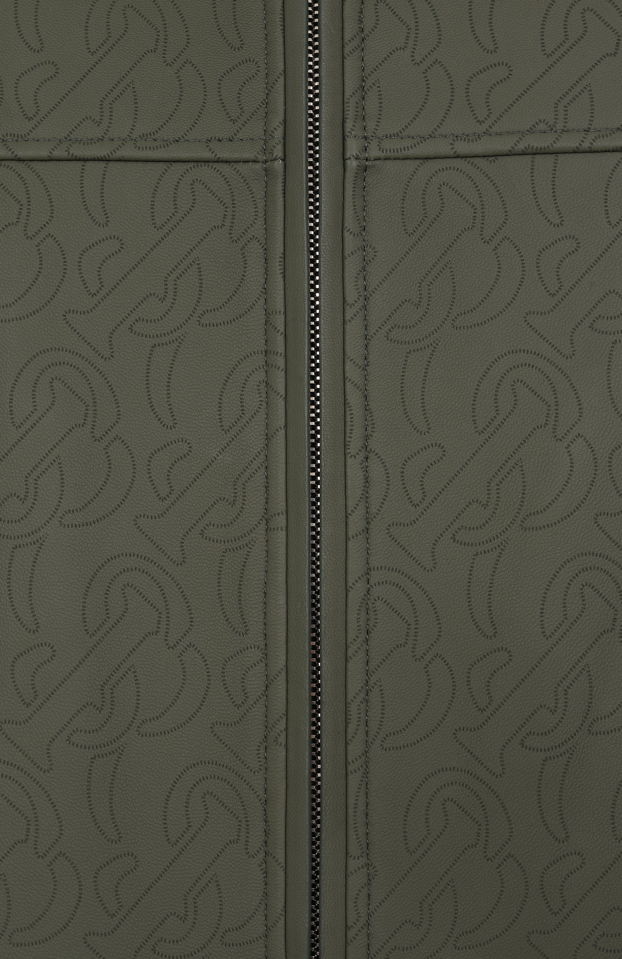 Кожаный бомбер STEFANO RICCI зеленого цвета по цене 919500 руб., арт. M7J5100176/NPVESR, фото 6 Кожаный бомбер STEFANO RICCI, арт. M7J5100176/NPVESR, фото 6