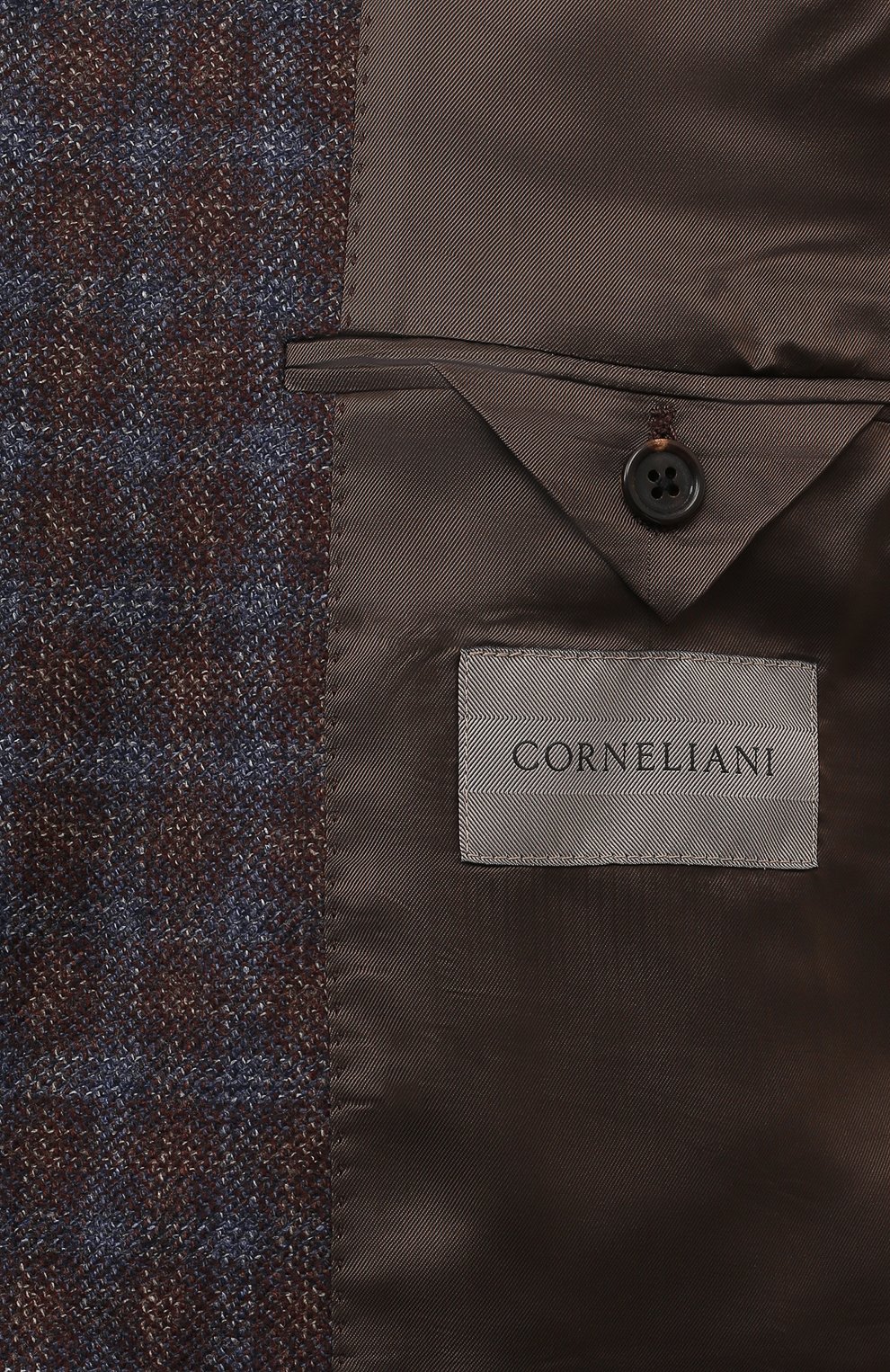 Шерстяной пиджак CORNELIANI коричневого цвета по цене 109000 руб., арт. 946008-9416317, фото 8 Шерстяной пиджак CORNELIANI, арт. 946008-9416317, фото 8