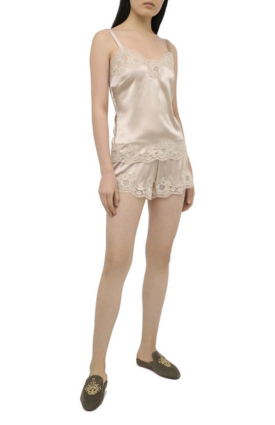 Шорты из шелка и хлопка DOLCE & GABBANA, арт. 03B35T/FUAD8, фото 2