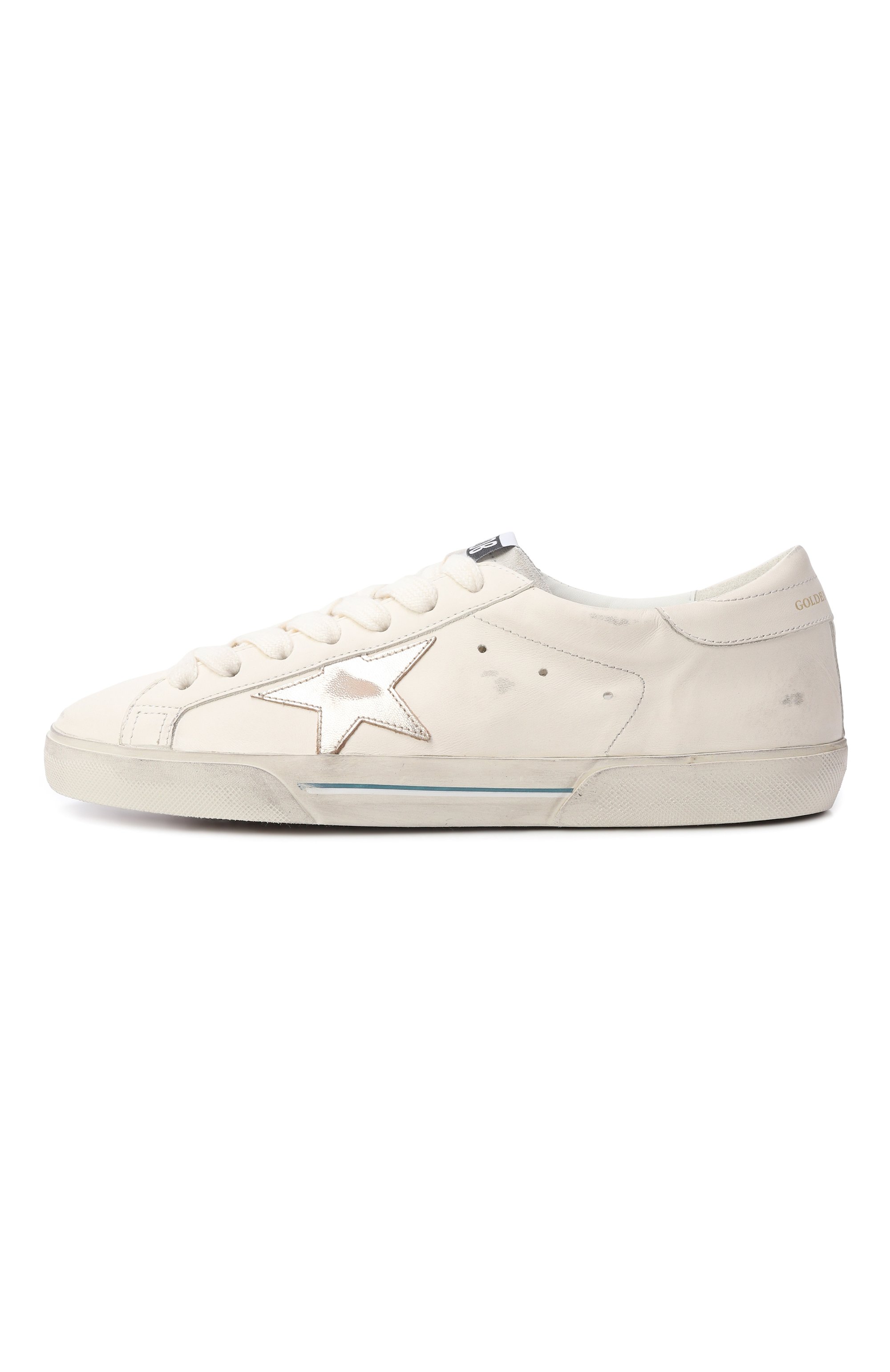 Кожаные кеды super-star GOLDEN GOOSE DELUXE BRAND, арт. GMF01015.F008166, фото 3