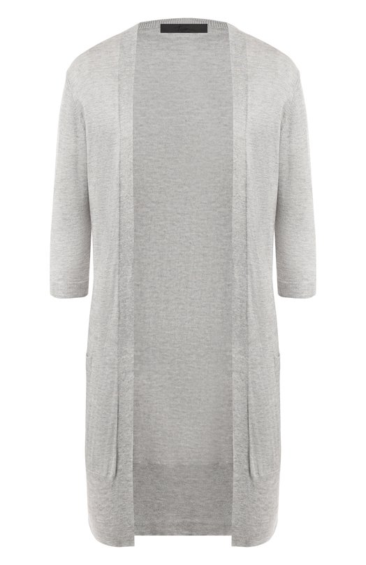 

Кардиган из шелка и кашемира Tegin, Серый