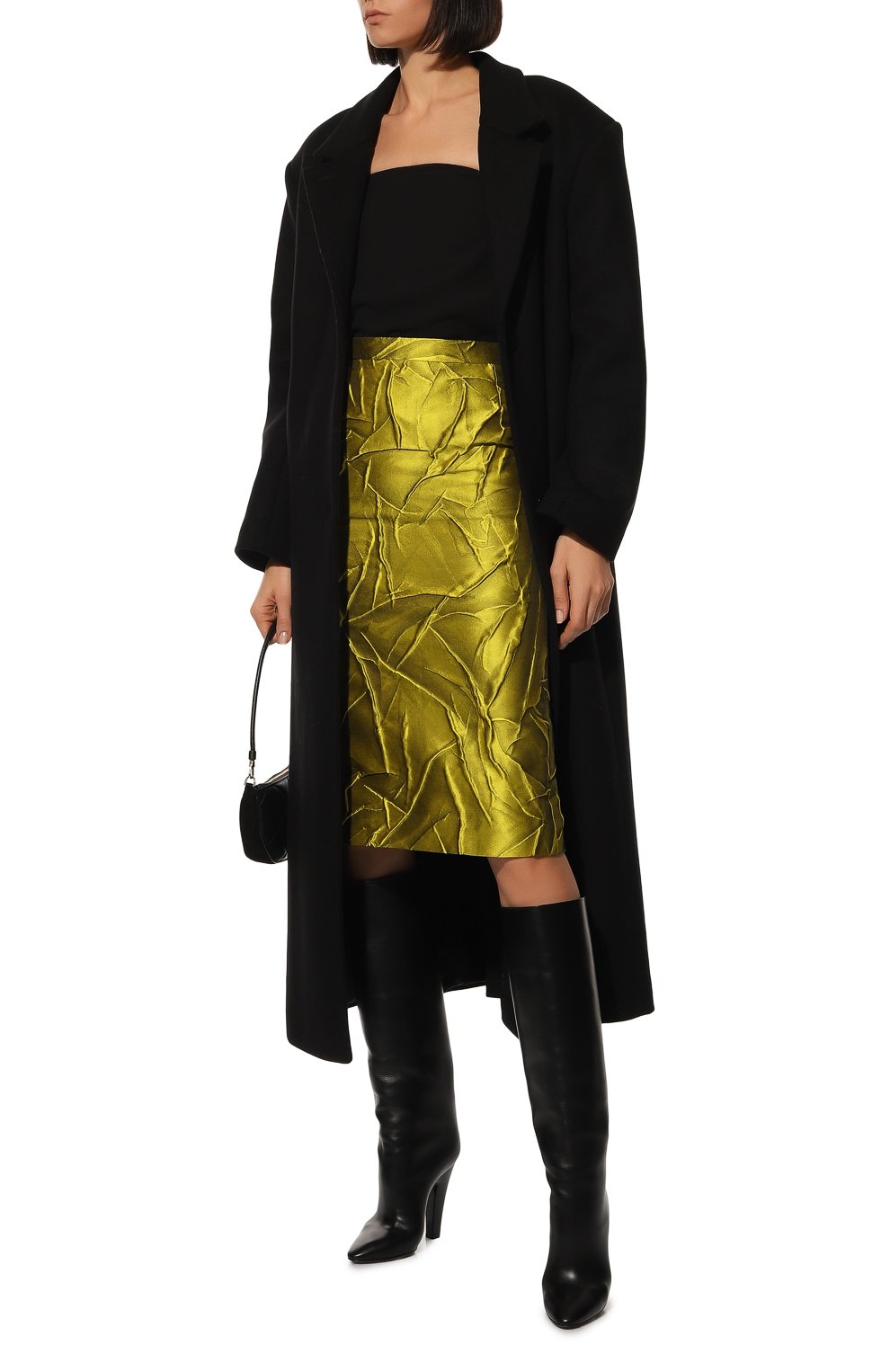 Юбка DRIES VAN NOTEN желтого цвета по цене 48100 руб., арт. 222-010829-5156, фото 2 Юбка DRIES VAN NOTEN, арт. 222-010829-5156, фото 2