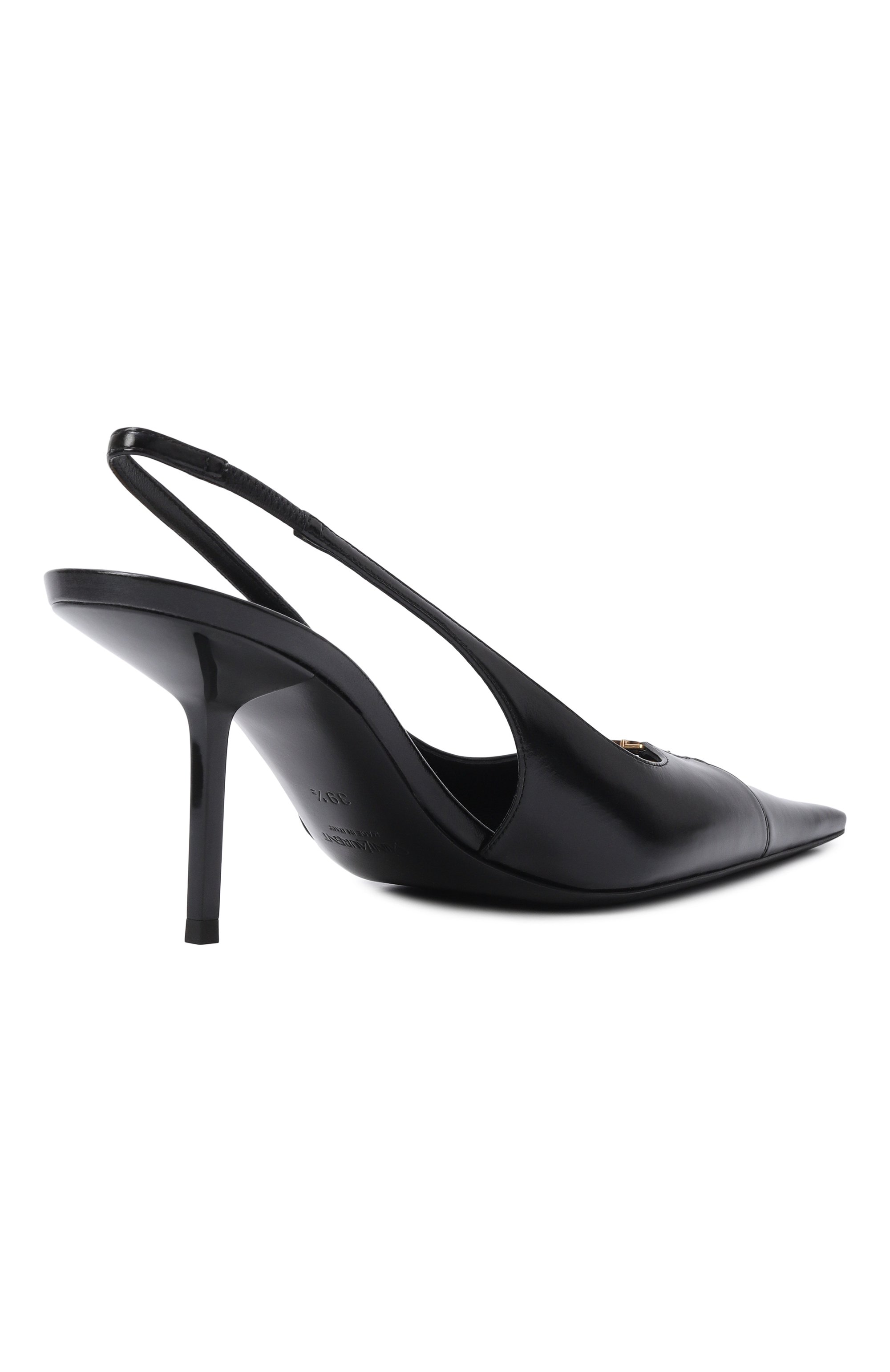 Кожаные туфли babylone breteuil 75 SAINT LAURENT, арт. 858966/AAEHI, фото 5
