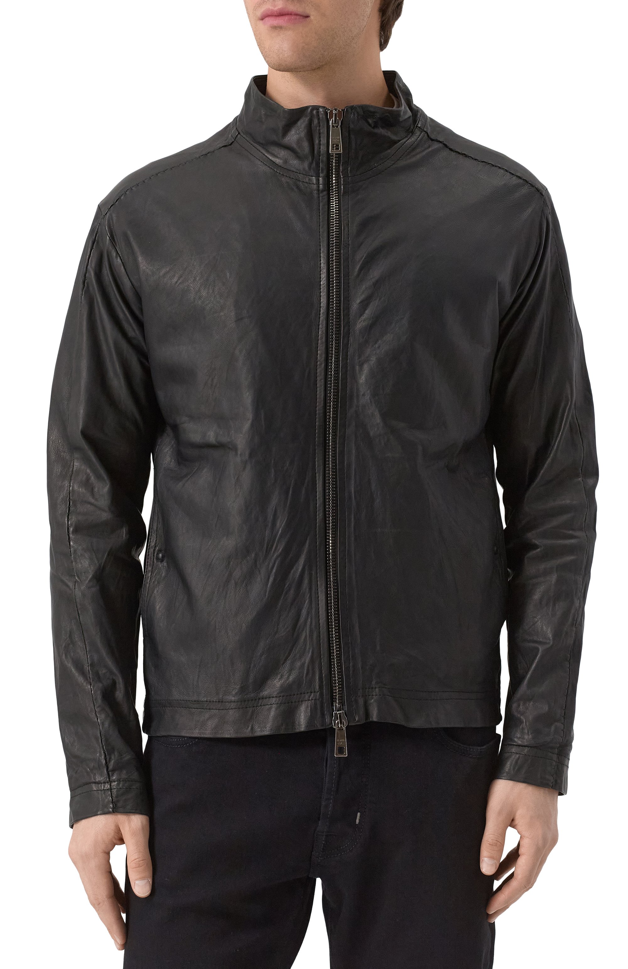 Кожаная куртка GIORGIO BRATO, арт. GU25S9807NAPSTM, фото 3