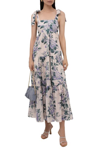 Хлопковое платье ZIMMERMANN, арт. 9746DCAS, фото 2