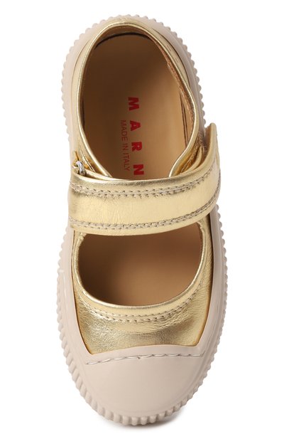 Кожаные кеды MARNI, арт. 79592/VAR4/24-27, фото 4