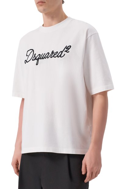Хлопковая футболка DSQUARED2, арт. S74GD1524/D20106, фото 3