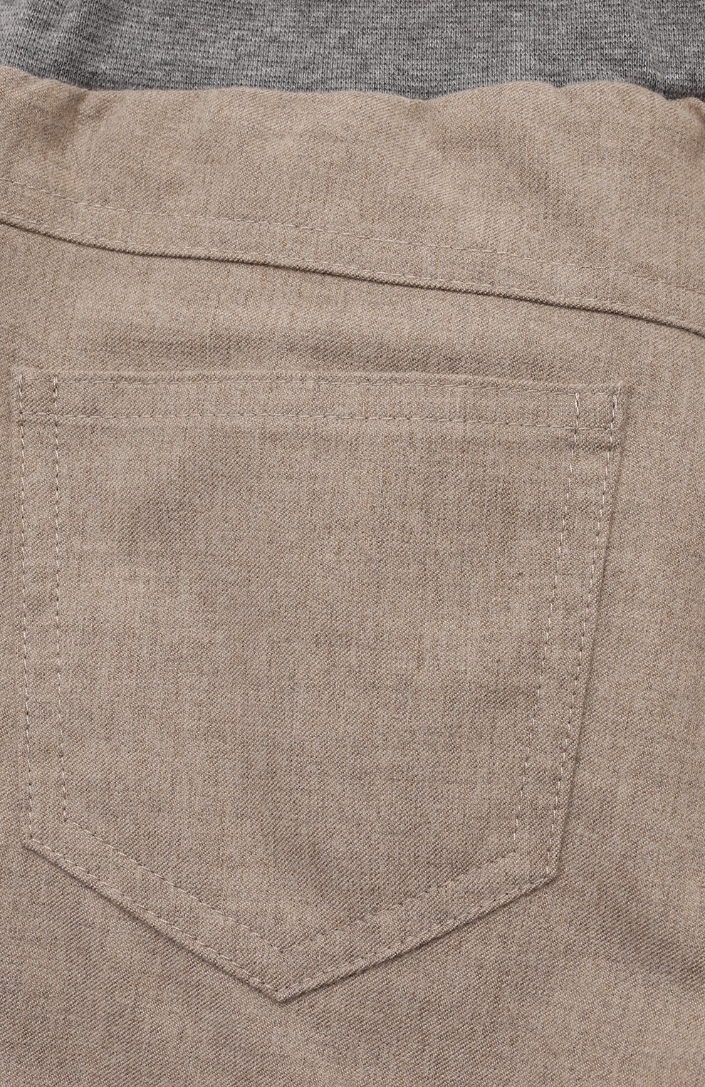 Брюки IL GUFO бежевого цвета по цене 17100 руб., арт. A24PLR02W0003/10A-14A, фото 3 Брюки IL GUFO, арт. A24PLR02W0003/10A-14A, фото 3