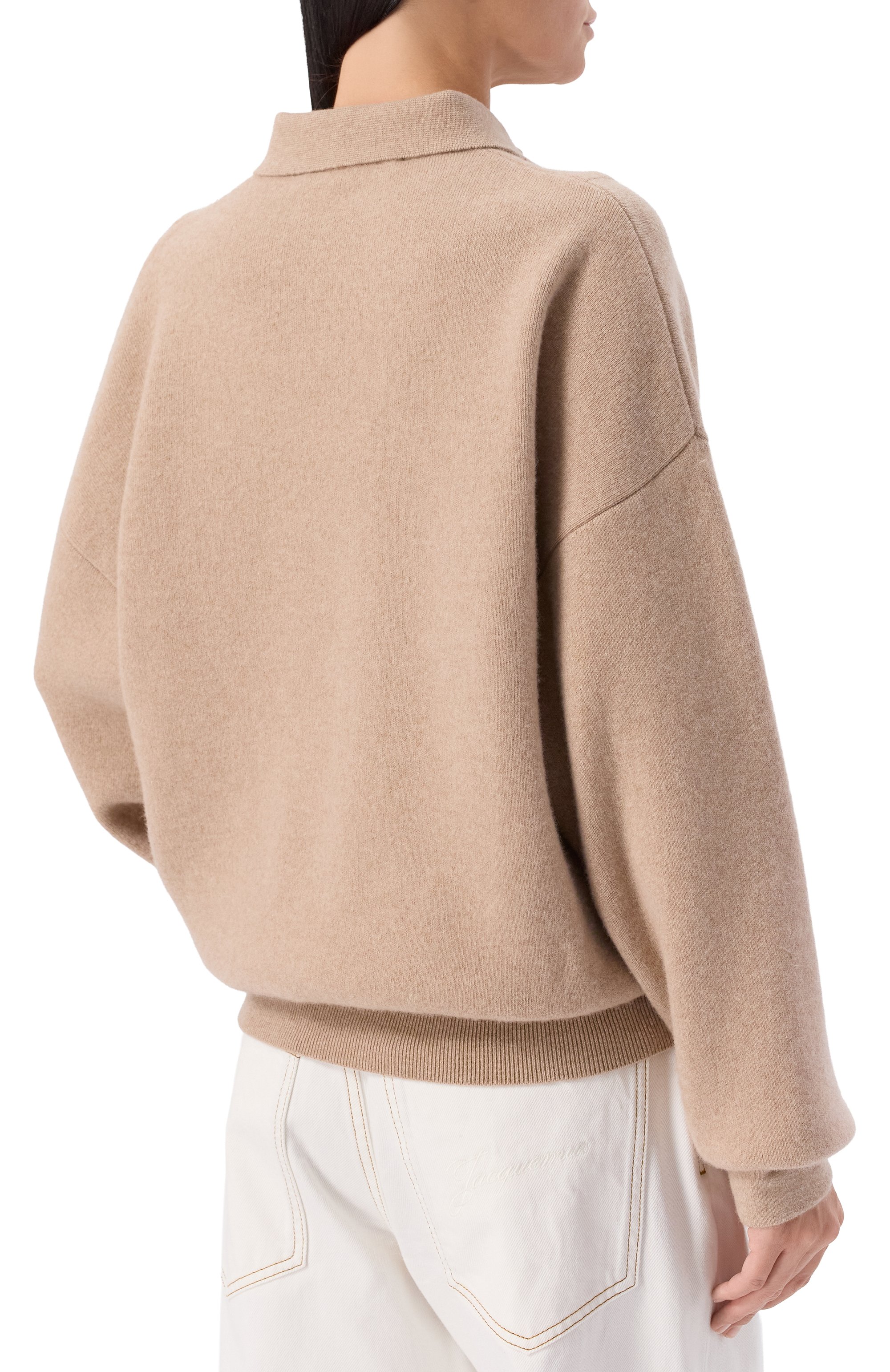 Поло из шерсти и кашемира JACQUEMUS, арт. 25HSWW00623/AK00276, фото 4